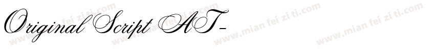 Original Script AT字体转换